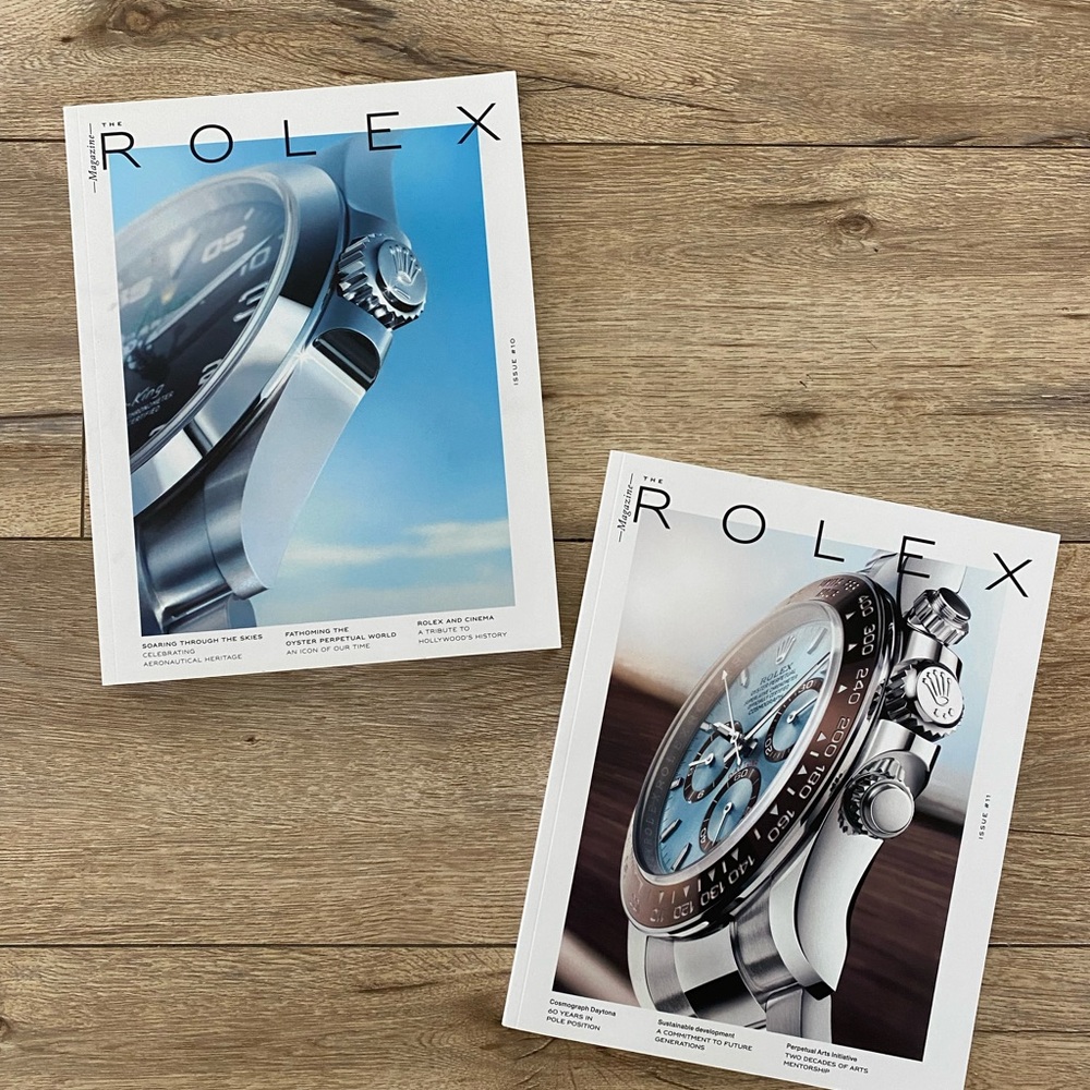 ROLEX CATALOGS 2 BOOKS